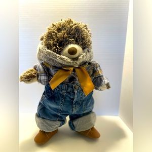 FlapJack the lumberjack bear! Approx. 18 in Detachable hat, shirt, jeans & shoes